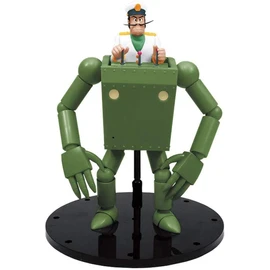 Aoshima Bunka Kyozai Future Shonen Conan No. 4 Robonoid Dice Captain Edition 1/20 Scale Plastic Model