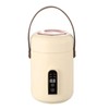 Mini Rice Cooker Efficient Heating Insulated Portable Multifunction Soup Porridge