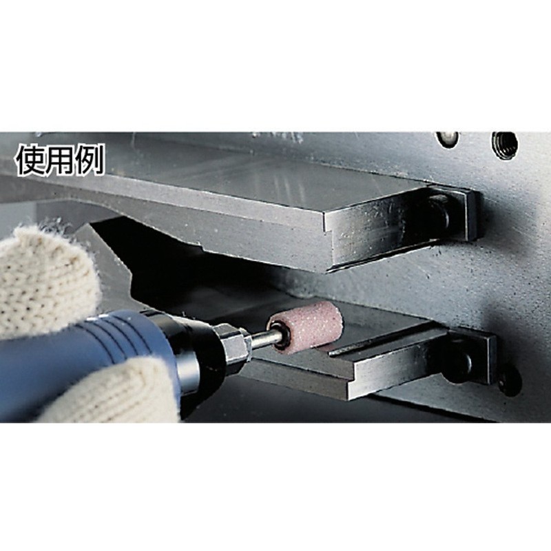 TRUSCO MP-581P Whetstone PA with Shaft, Cylindrical Diameter 0.7 x
