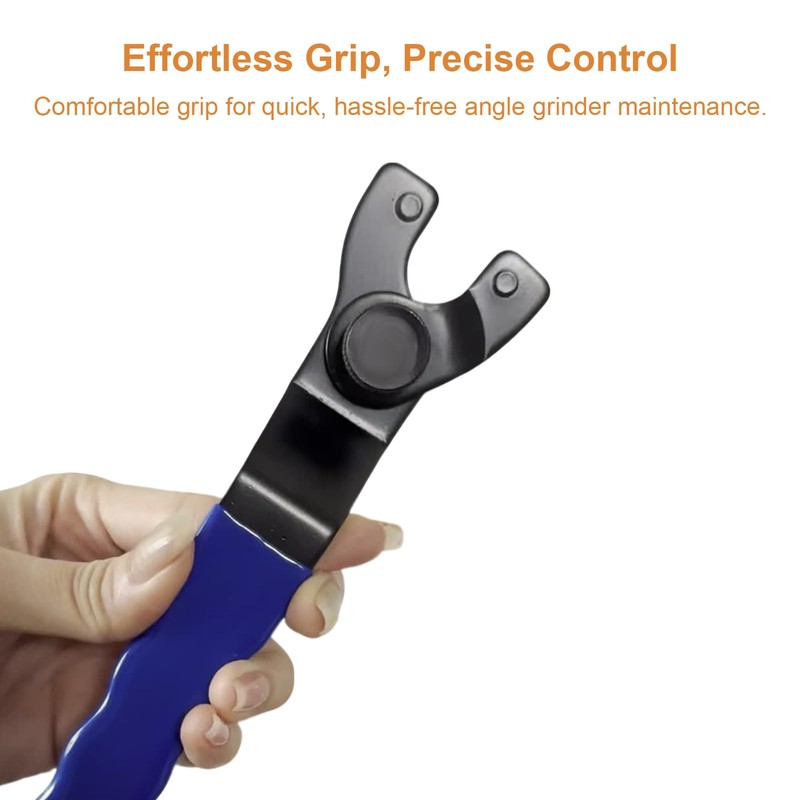 TRACOMPAN Angle Grinder Key Spanner Universal 10-52mm Adjustable Lock Nut