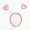 Aiffort 4Pcs Heart Headband Heart Shaped Headbands Valentine's Day Headbands