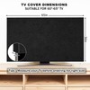 TV Cover for Moving 60"-65" TV Screen Protector Cover and