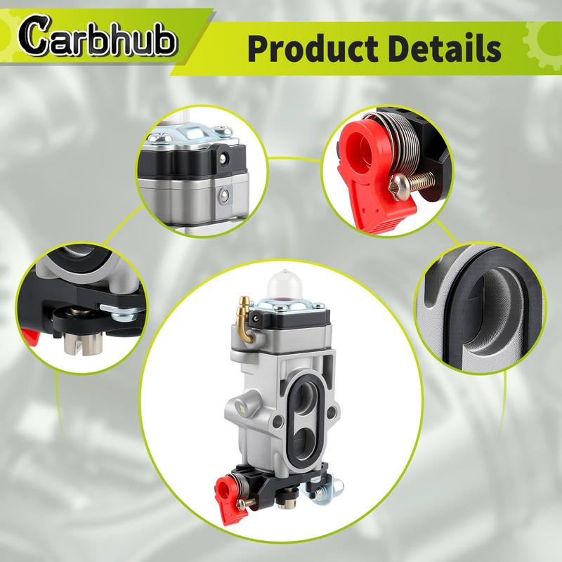 Carbhub Carburetor Fit for RedMax BZ7001, EBZ5100, EBZ5150, EBZ6500, EBZ7001,