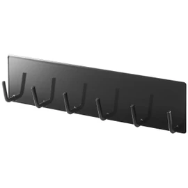Yamazaki 5135 Magnetic Kitchen Tool Hook, Black, Approx. W 9.6 x D 1.4 x H 2.4 inches (24.5 x 3.5 x 6 cm), Tower, Floating Storage, Easy Installation