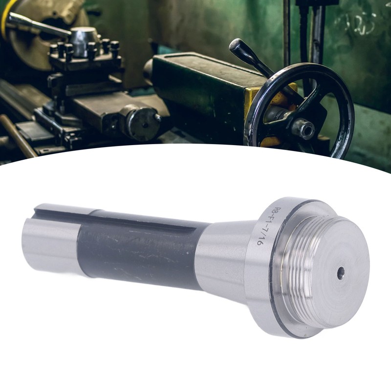 F1 Type Boring Head Shank R8‑1‑1/2‑18UNF‑7/16 Arbor End Mill Adapter