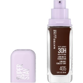 Maybelline Super Stay Lumi-Matte Foundation, Lightweight and Buildable Full Coverage Foundation Makeup For Up To 30HR Wear, 405, 1 Count