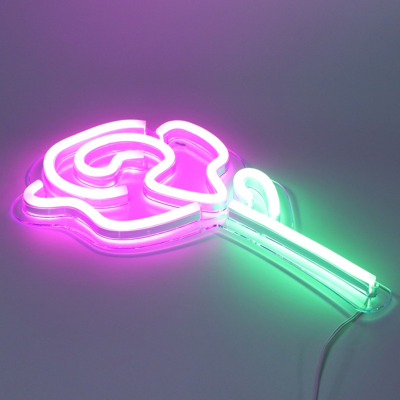 Rose Flower Neon Sign Neon Light Wall Sign for Bedroom