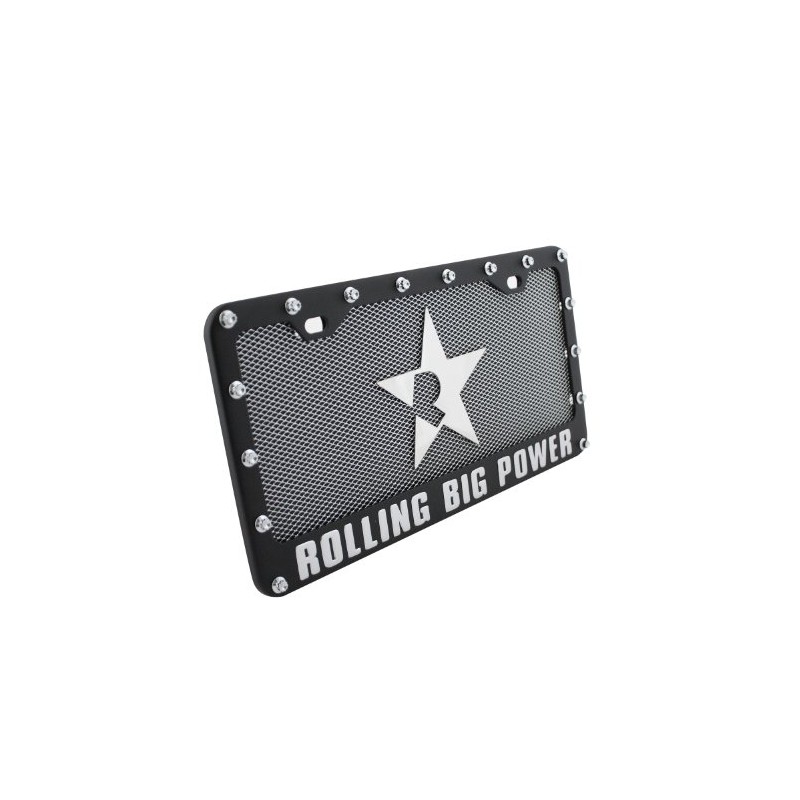 RBP RBP-4121ZR License Plate Frame Kit, Black