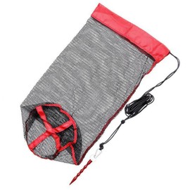 Pleavit Scalli Fishing Net Small Folding Compact Lightweight Mountain Stream Fishing Net 19.7 inches (50 cm)