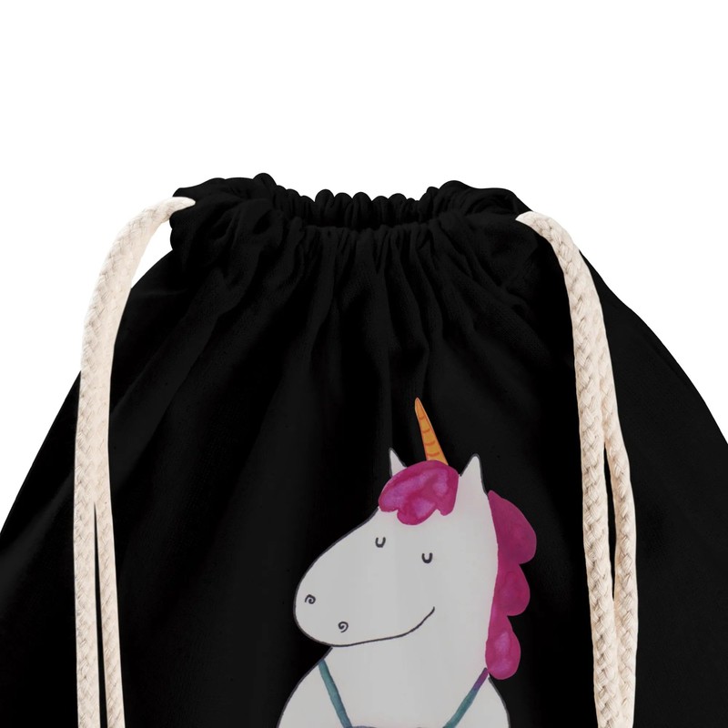 Mr. & Mrs. Panda Unicorn Photographer Sports Bag, black