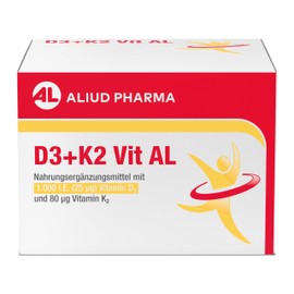 D3 K2 VIT AL 1000IE/80UG Pack of 90