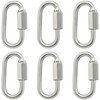 6 PCS 304 Stainless Steel Quick Link Hooks