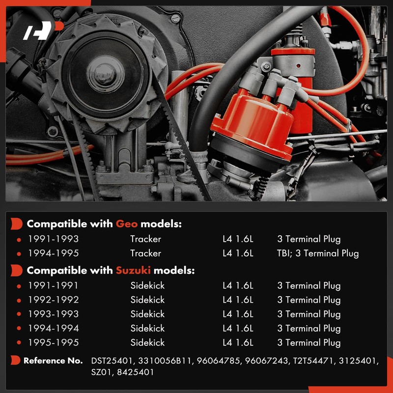 A-Premium Ignition Distributor with Cap and Rotor Compatible with Suzuki