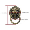 bnafes 4 Pack Cabinet Knobs Pulls Lion Head Ring Pulls