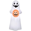Gemmy Airblown Inflatable Ghost w/JOL, 4 ft Tall, Multi