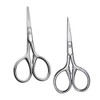 Stainless Steel Eyebrow Trimmer Scissors Set Multi-use Scissors for Men's