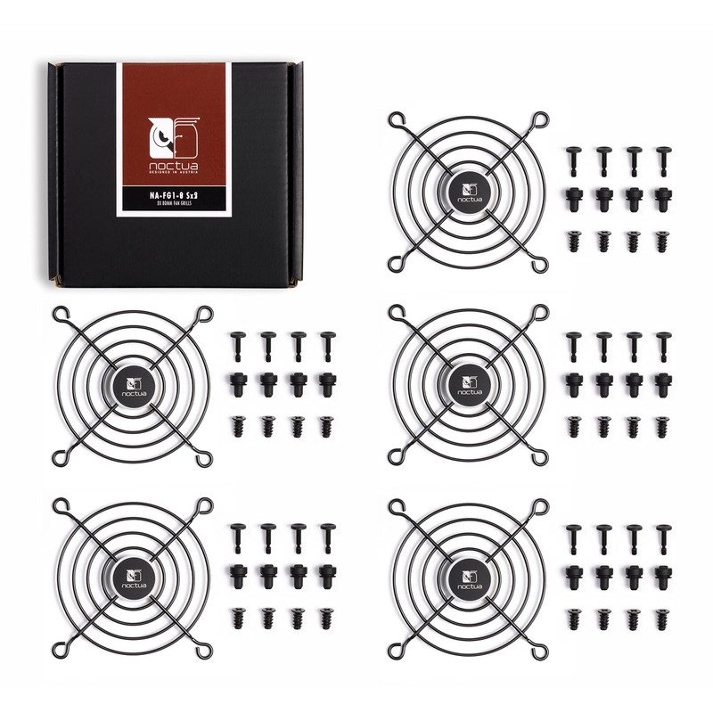 Noctua NA-FG1-8 Sx5, Rejillas para Ventiladores de 80 mm (Set