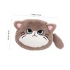 Gatuida Cute Cat Plush Coin Purse with Ample Storage Soft