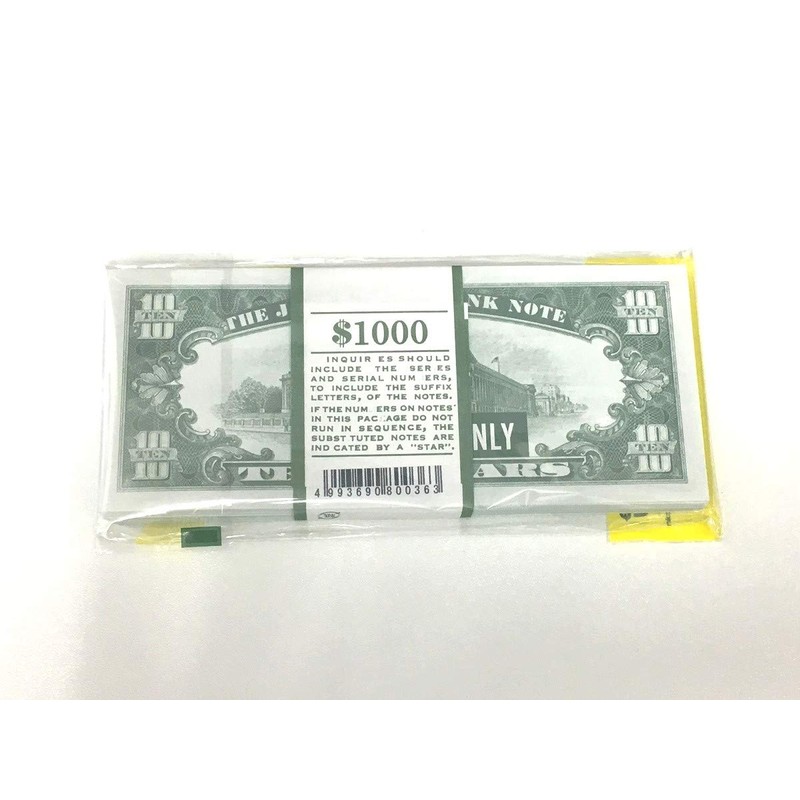 Dollar Bill for Games (Virtual Banknote) 10$ Hobby Etcetra, Party