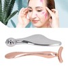 2pcs Metal Face Roller Set Zinc Alloy Facial Roller Massager