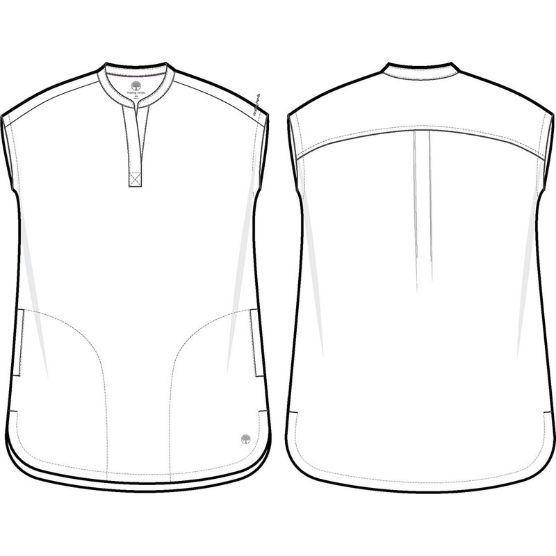 Healing Hands Scrub Top for Women Modern Fit Tee with