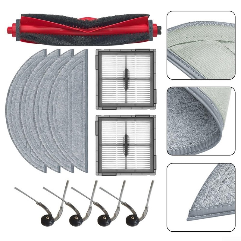 Vacuum Cleaner Replacement Kit for Roborock Q10 S5+ Q10 VF