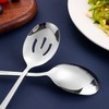 BAIYSFFG Serving Spoons Large,4 Pcs Stainless Steel Buffet Serving Spoon