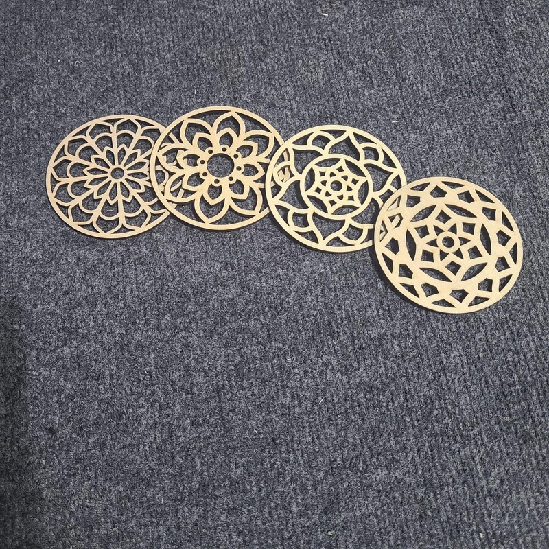 Set of 4 Wooden Sourdough Stencils - Bread Baking Stencil