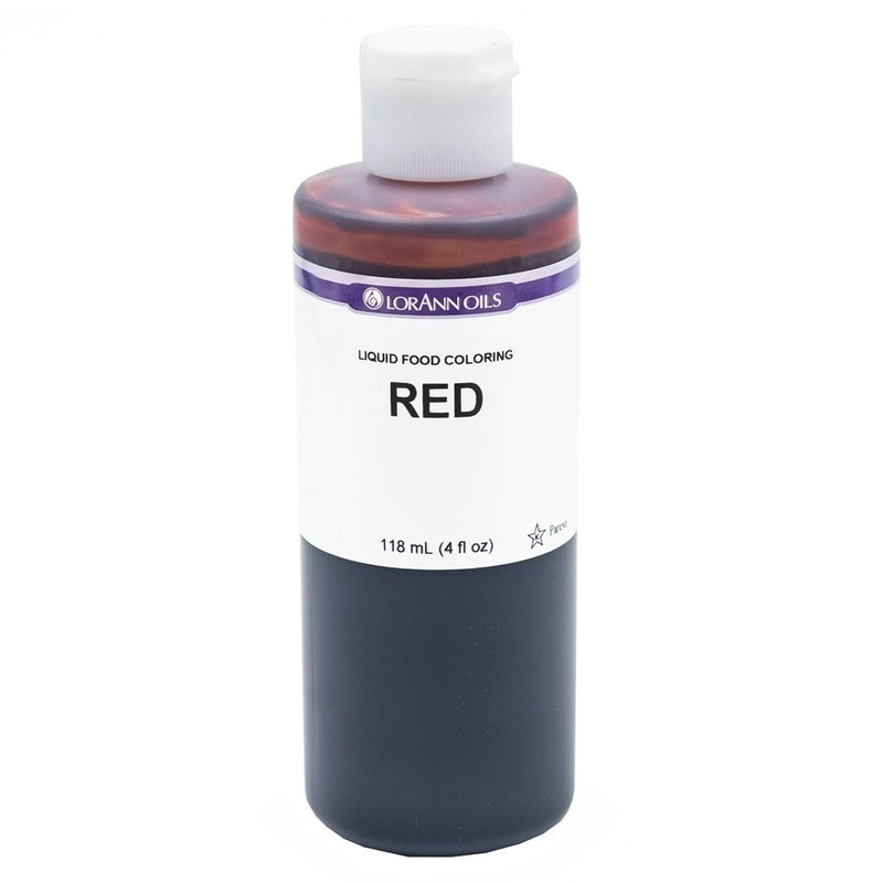 LorAnn Oils Red Liquid Food Color 4 Ounce