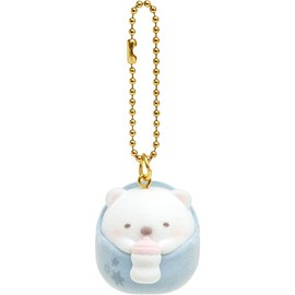 San-x AB12101 Sumikko Gurashi "Sumikko Baby" Petit Sumikko Key Holder, Shirokuma