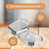 HOMESHOPA Rectangular Roasting Tray, 2 Pack Disposable Aluminium Foil Trays,