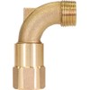 Swivel Elbow for Quick Coupling, Brass, 3/4"