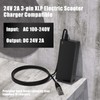 24V 2A 3-Pin XLP Electric Scooter Charger Compatible with Go-Go