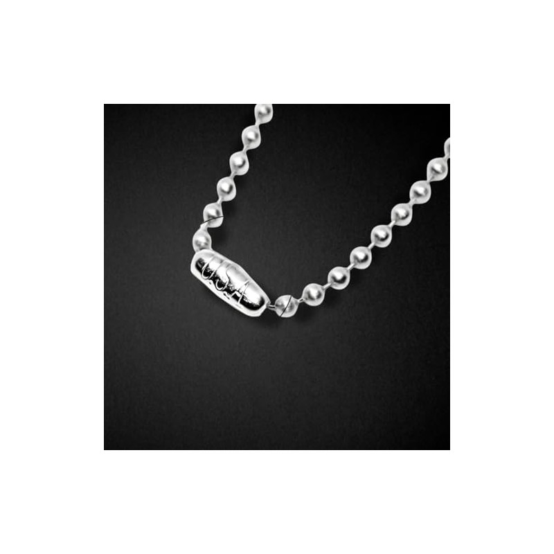 Dogtags Placa Militares de Acero Inoxidable Collar – Ideal para