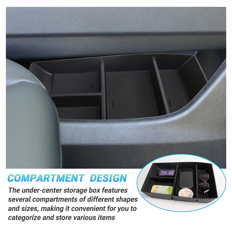 Sinminou Center Console Organizer Compatible with 2024-2025 Chevy Traverse Accessories,