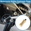 REPAIROCK Brass Motorcycle Shifter Footrests Pegs for HARLEY-DAVIDSON 883R Cylinder