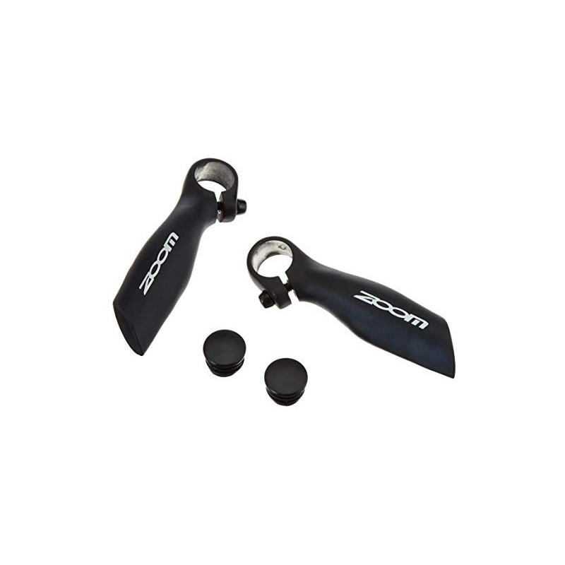 Zoom 408043 Bar End - Black(Pair)