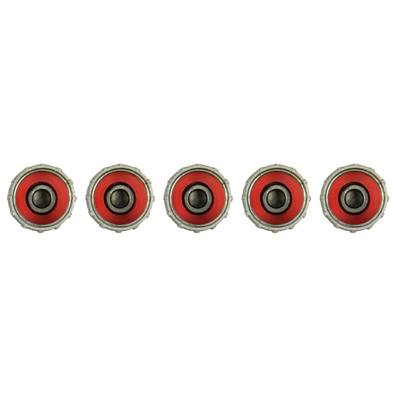 Marcraft Grey Plastic Tyre Wheel Alloy Valve Caps Dust Caps