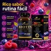 Biotina 25000 Mcg Cabello Piel Uñas Colágeno 60 Cápsulas