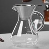Coffee Pot Espresso Pots with Filter High Temperature Graduated Scale