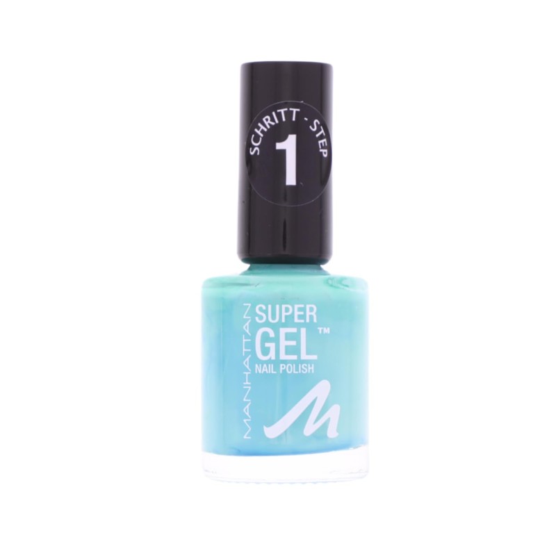 3 x Manhattan Super Gel Nagellack 098 Never Blue With