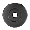 45 RPM Record Adapter, Large Hole Conversion Sheet Black Clamp
