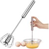 10 Inch Push Whisk, Stainless Steel Whisk, Premium Egg Whisk,