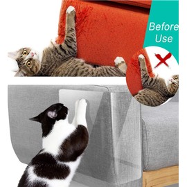 Scratch Protection, Scratch Protection, Sofa, Cat, Transparent Cat Scratch Protection Film, for Sofa, Wall, Door and Furniture, Super Robust and Flexible