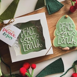 XINHPKGG 50 Pcs Individual Cookie Boxes: 4 1/2" x 4 1/2" x 1 1/5" Inch Small Gift Boxes, Mini Dount Boxes, Single Treat Boxes, Dessert Boxes for Candy, Chocolates Strawberry, Pastry-White