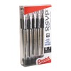 Pentel RSVP Ballpoint Pen, (1.0mm), Medium Line, Black Ink, 12
