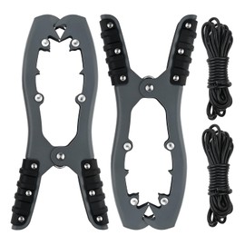 Mgoodoo 2PCS Kayak Brush Gripper with 16ft Paracord, Stainless Steel Anchor Grip, Kayak Canoe Equipment Accessories for Fishing Boating Camping