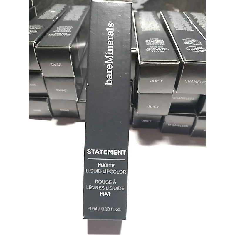 BAREMINERALS Statement Matte Liquid Lipcolor, 0.13 fl oz NIB -