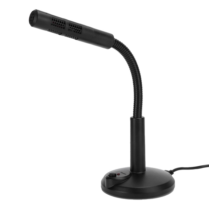 USB Microphone Adjustable Hose Desktop Computer PC Live Broadcast Business
