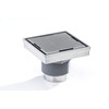 Designline 4 in. x 4 in. Square Drain Tile-in Grate